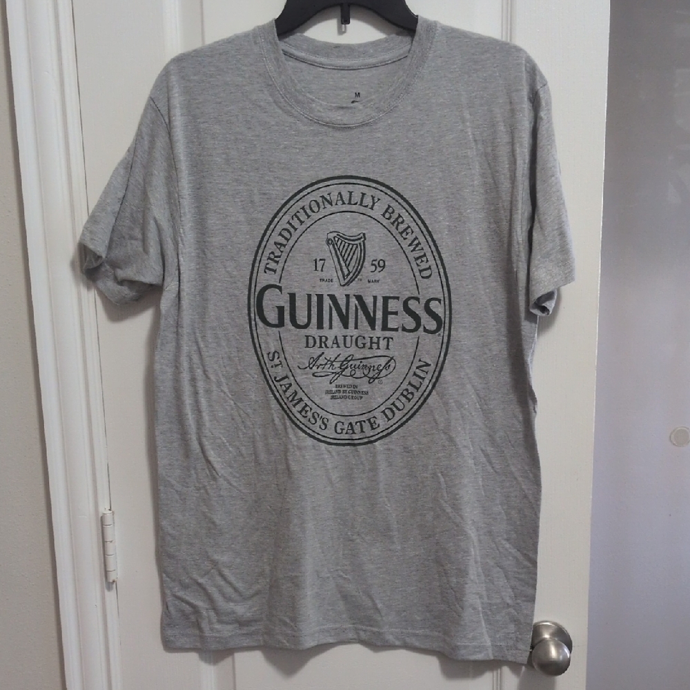 Heather Gray Guiness Draught T-shirt